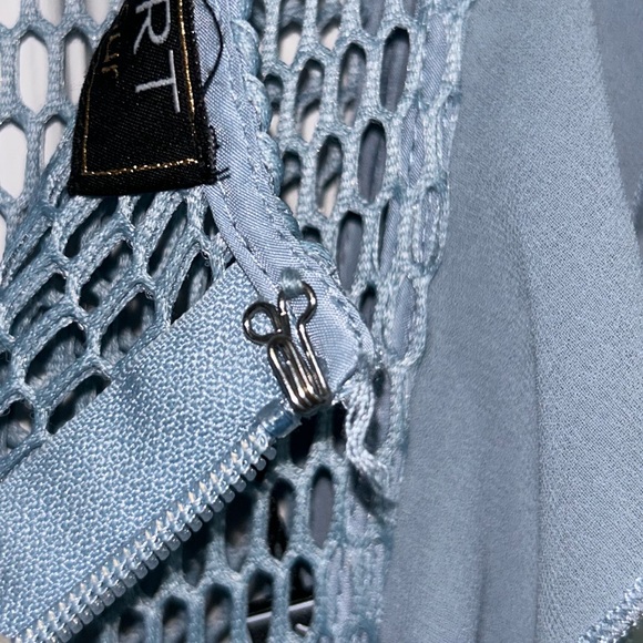 Blue flowy floorlength dress NWT | greek goddess, ethereal - Picture 6 of 8